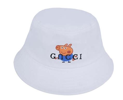 peppa pig gucci bucket hat|gucci flying pig sweatshirt.